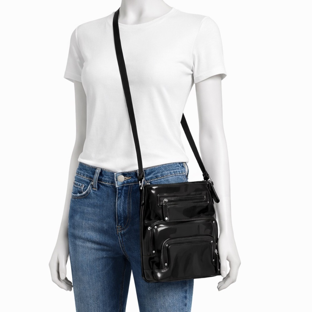 La Diva Crossbody Bag – Black